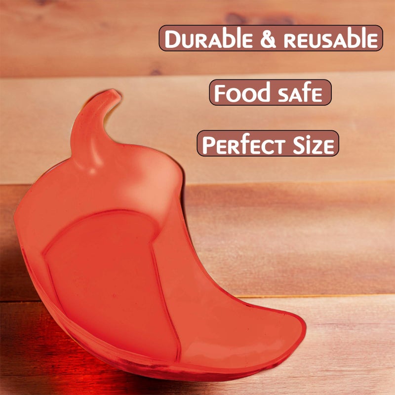 Amscan Small Chili-Shaped Red Fiesta Plastic Bowl - 6.5" x 3.75" (1 Count) - Perfect For Spices, Snacks & Table Decor - Image 5