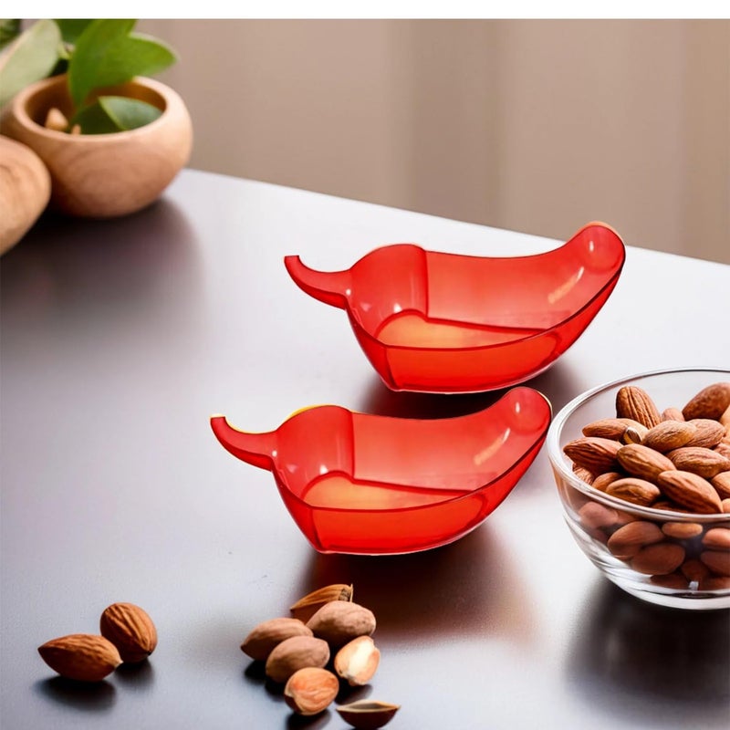 Amscan Small Chili-Shaped Red Fiesta Plastic Bowl - 6.5" x 3.75" (1 Count) - Perfect For Spices, Snacks & Table Decor - Image 3