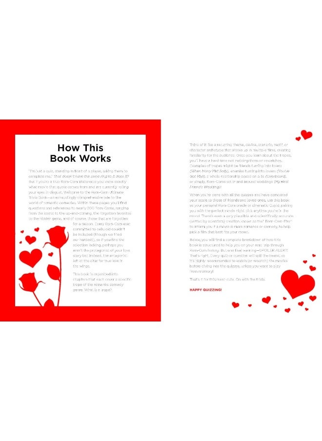 null - The Rom-Com Ultimate Trivia Book: Test Your Superfan Status and Relive the Most Iconic Romantic Comedy Movie Moments - Image 1