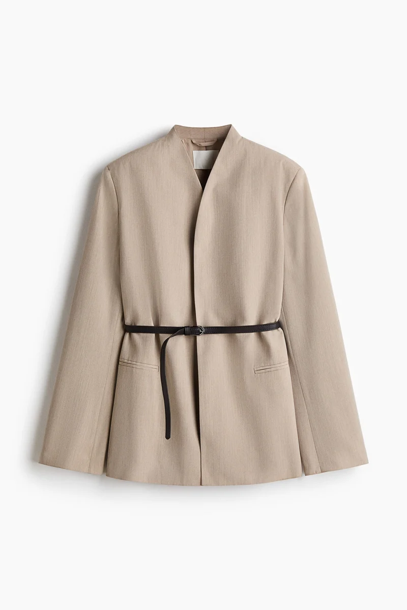 H&M Belted blazer