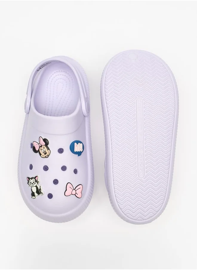 Disney Minnie Mouse Applique Clogs with Backstrap