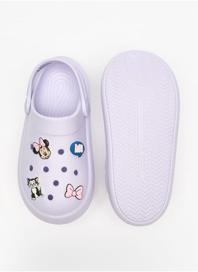 Disney - Minnie Mouse Applique Clogs with Backstrap - Image 1