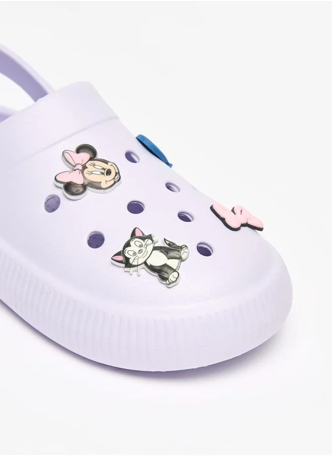 Disney Minnie Mouse Applique Clogs with Backstrap