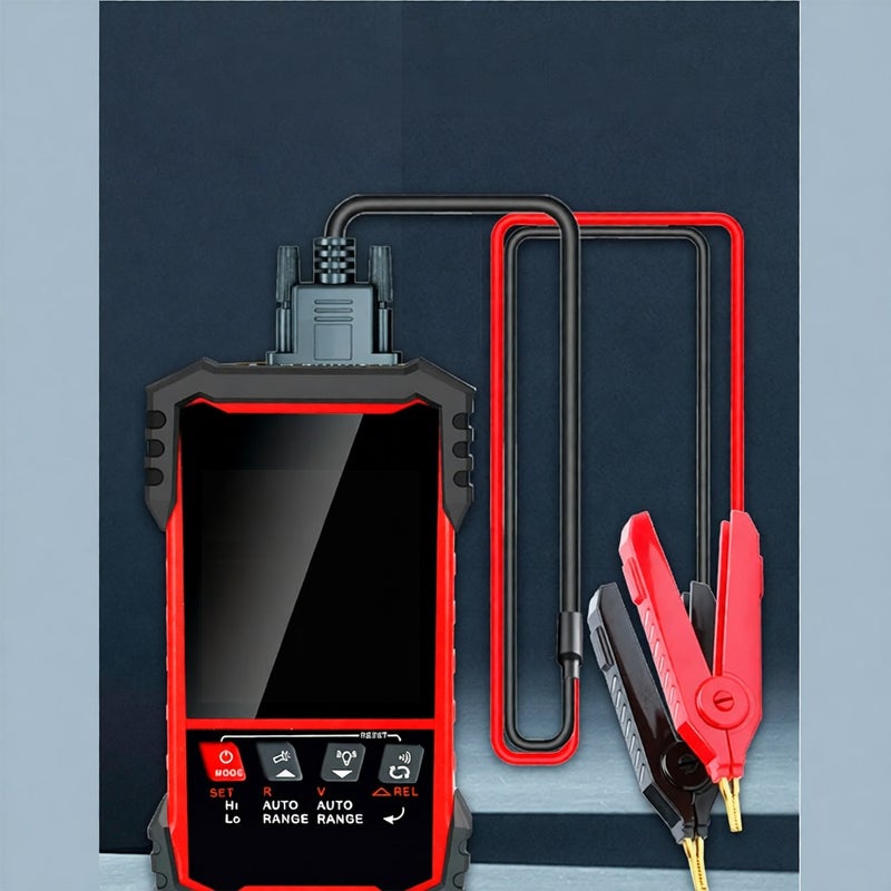 3.2 inch display screen battery internal resistance tester, battery voltage tester, Kelvin four wire measurement with self calibration filtering, dual alarm prompt and automatic shutdown function - Image 5