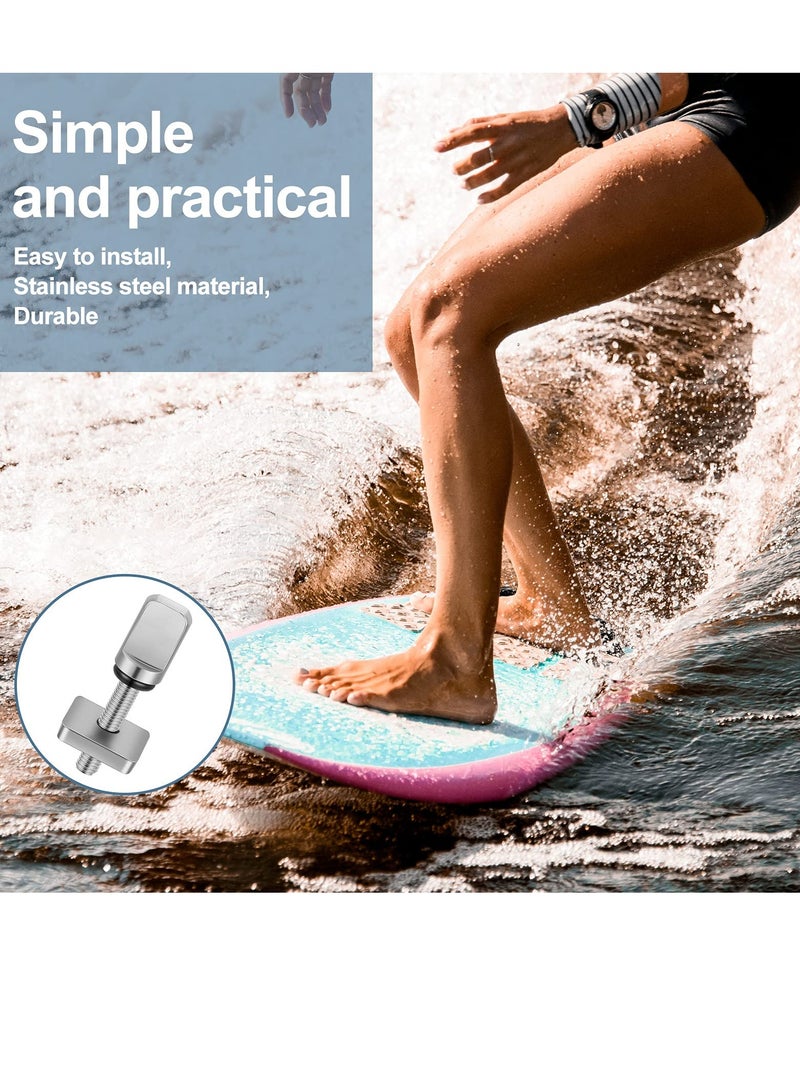 KASTWAVE No Tool Stainless Steel Fin Screw, 6 Pieces Surfing Accessories  Thumb Fin Screw for Men Women Surfboard Surf Longboard Paddleboard and SUP - Image 2