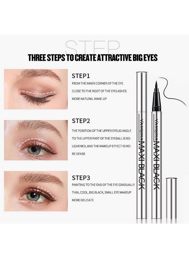 Alisesun 5x Longer Voluminous Eyelashes, 2 in 1 Vibely Mascara & Eyebrow Pencil & Eyeliner & Eyebrow Soap Kit & 10Pcs Eyebrow Trimming Blades, Waterproof No Clumping (5 Set) - Image 4