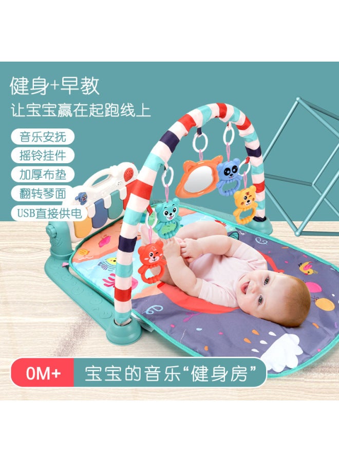 Baby Crawling Electronic Music Electric Baby Round Pedal Fitness Rack Early Education Educational Toys 0-3 Years Old - Image 4