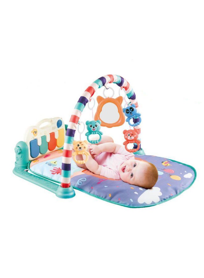 Baby Crawling Electronic Music Electric Baby Round Pedal Fitness Rack Early Education Educational Toys 0-3 Years Old - Image 2