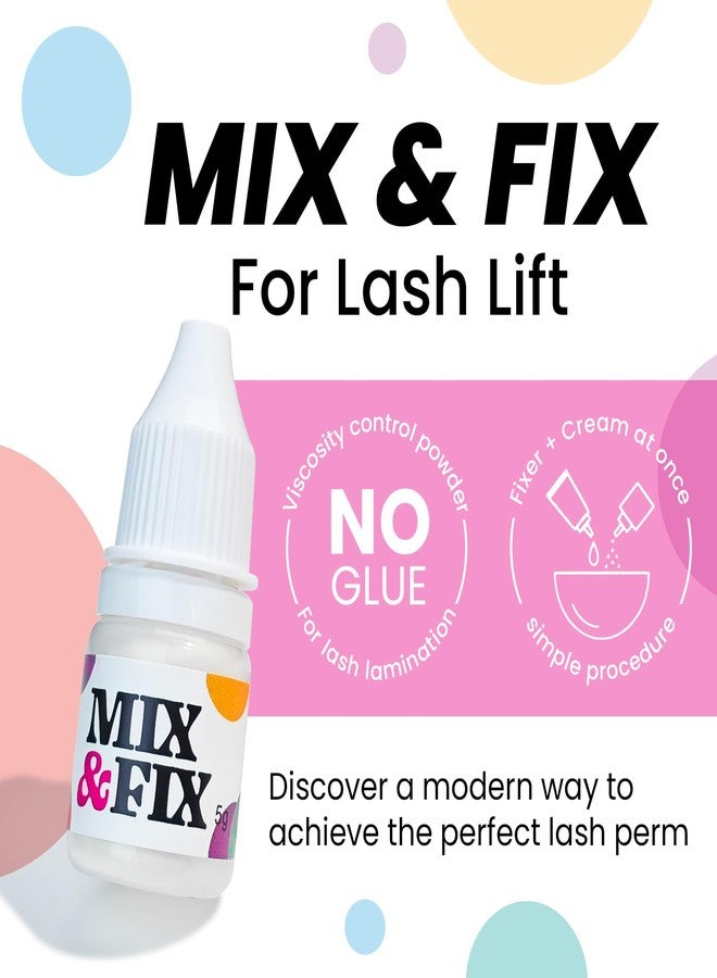 PERMANIA مسحوق رفع الرموش الكوري PERMANIA، محلول تصفيف الرموش سوبر ميكس لتحقيق رفع الرموش بدون غراء، للاستخدام في الصالونات (مع دروع مسطحة) - Image 2