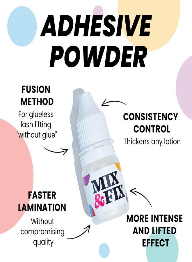 PERMANIA مسحوق رفع الرموش الكوري PERMANIA، محلول تصفيف الرموش سوبر ميكس لتحقيق رفع الرموش بدون غراء، للاستخدام في الصالونات (مع دروع مسطحة) - Image 4