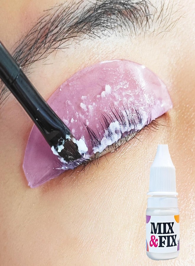 PERMANIA مسحوق رفع الرموش الكوري PERMANIA، محلول تصفيف الرموش سوبر ميكس لتحقيق رفع الرموش بدون غراء، للاستخدام في الصالونات (مع دروع مسطحة) - Image 1