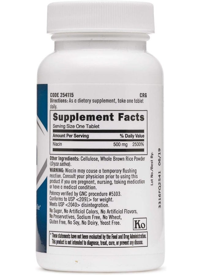 GNC Niacin 500 Mg - Image 2