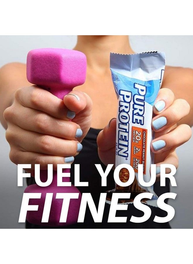 بيور بروتين أشرطة بروتين نقية، نسبة عالية من البروتين، وجبات خفيفة مغذية لدعم الطاقة، سكر منخفض، خالية من الجلوتين، رقائق شوكولاتة مطاطية، 1.76 أونصة، 6 قطع (عبوة من قطعتين) - Image 5