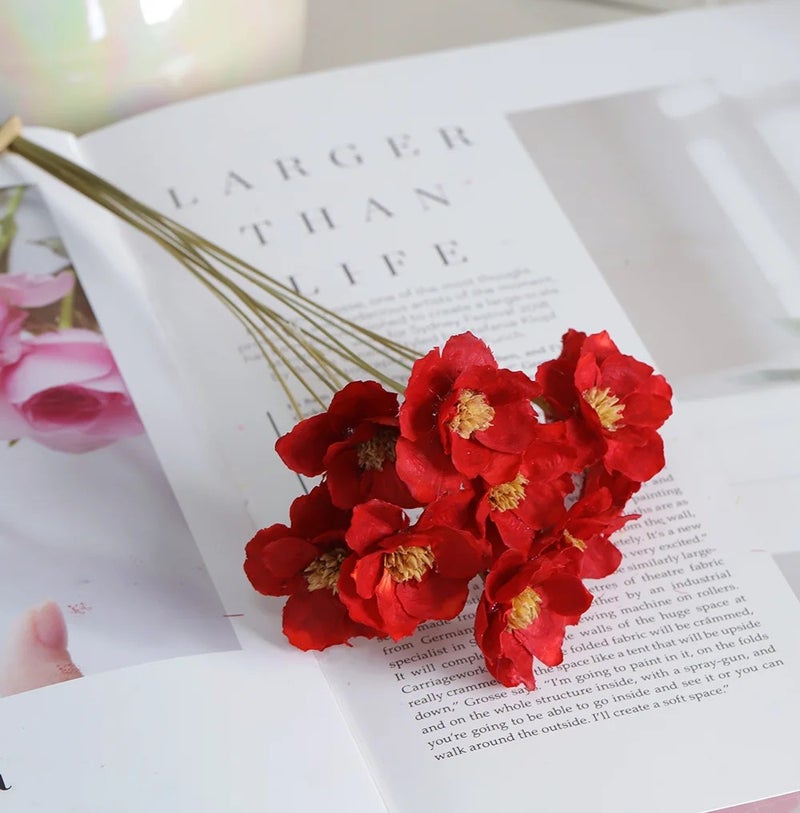 Bluejw Handmade Dried Flower Arrangement - Natural Preserved Plants Decor for Home, Valentine's Day, Graduation, Mother's Day Gift - Image 3