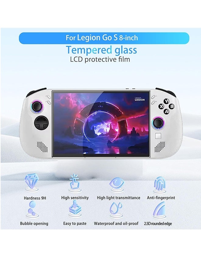 Tersely [3 Pack] Screen Protector Glass for Lenovo Legion Go S (8inch) Premium 9H Tempered Glass Screen Protector for Lenovo Legion Go S - Image 3