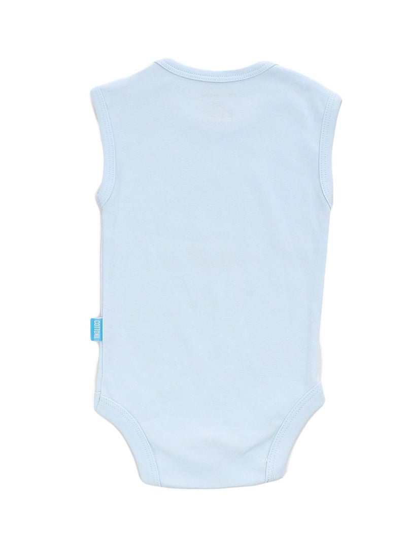 COTTONIL - Bundle Of Three Sleeves Snap Closure Bodysuit - Image 1