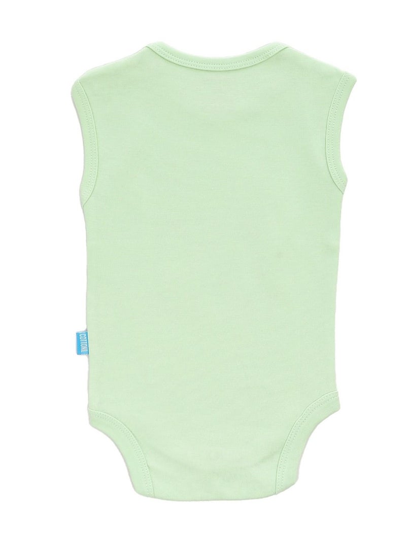 COTTONIL - Bundle Of Three Sleeves Snap Closure Bodysuit - Image 1