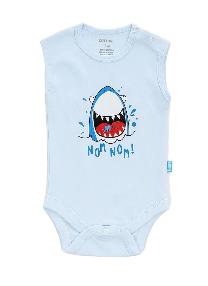 COTTONIL - Bundle Of Three Sleeves Snap Closure Bodysuit - Image 1