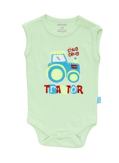 COTTONIL Bundle Of Three Sleeves Snap Closure Bodysuit  - Image 4