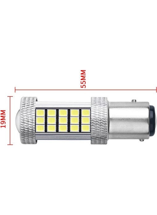Femex Eco Bay15d Double Cap P21/5w Type 63 LED Squint Nails Red  - Image 2