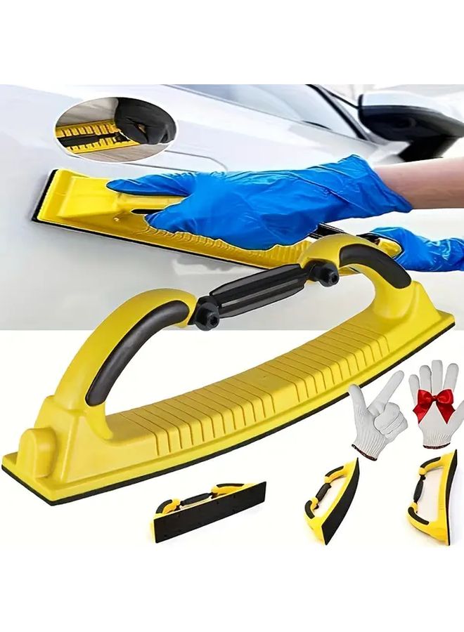 1 Set 2024 New Adjustable Radius Flex Longboard Hand Sanding File Sanding Block Auto Body Hand Manual Sanding Tool 122x400x70mm - Image 1