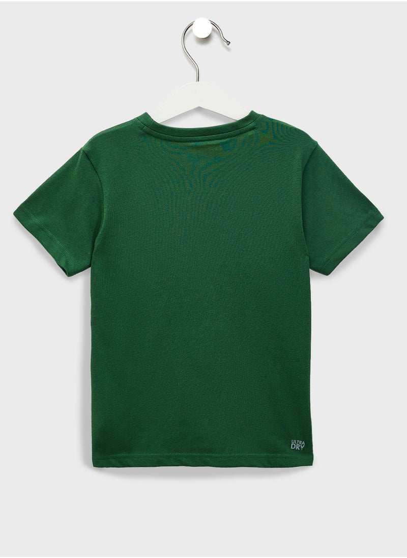 LACOSTE Kids Logo Crew Neck T-Shirt  - Image 2