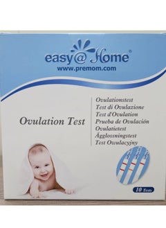 Easy@Home Ovulation Fertility Test Predictor Kit 10 LH Strips Accurate Fertility Test For Women  - Image 1