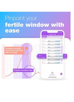 Easy@Home Ovulation Fertility Test Predictor Kit 10 LH Strips Accurate Fertility Test For Women  - Image 2