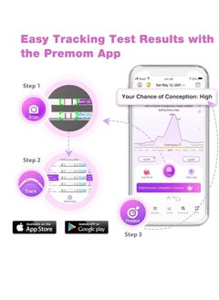 Easy@Home Ovulation Fertility Test Predictor Kit 10 LH Strips Accurate Fertility Test For Women  - Image 3