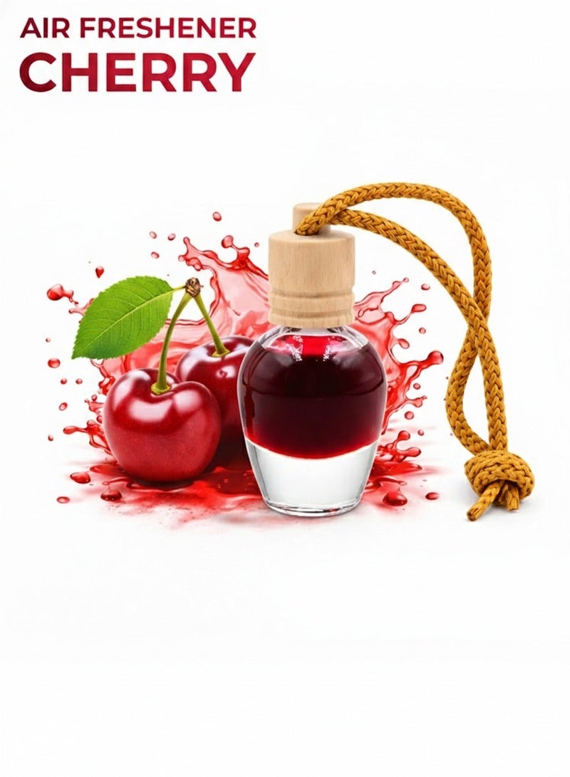 معطر جو معلق للسيارة برائحة الليمون، زجاجة معطرة، عطر سائل يدوم طويلاً، غير سام وخالٍ من الكحول، غطاء خشبي مانع للتسرب، مزيل للروائح في السيارة والمنزل والمكتب وغرفة النوم، معطر داخلي عضوي مناسب لجميع الفصول. - Image 3