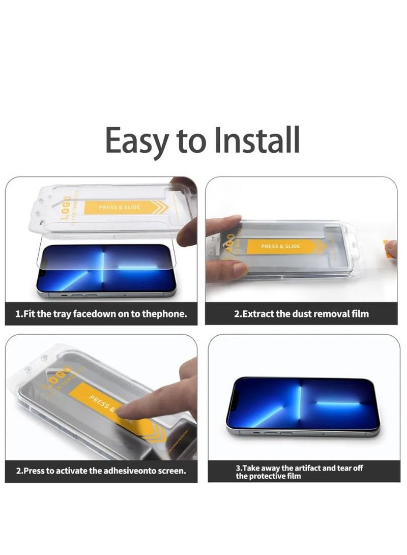 GR Tempered glass screen protector with one touch control Easy to install and bubble free - Image 2