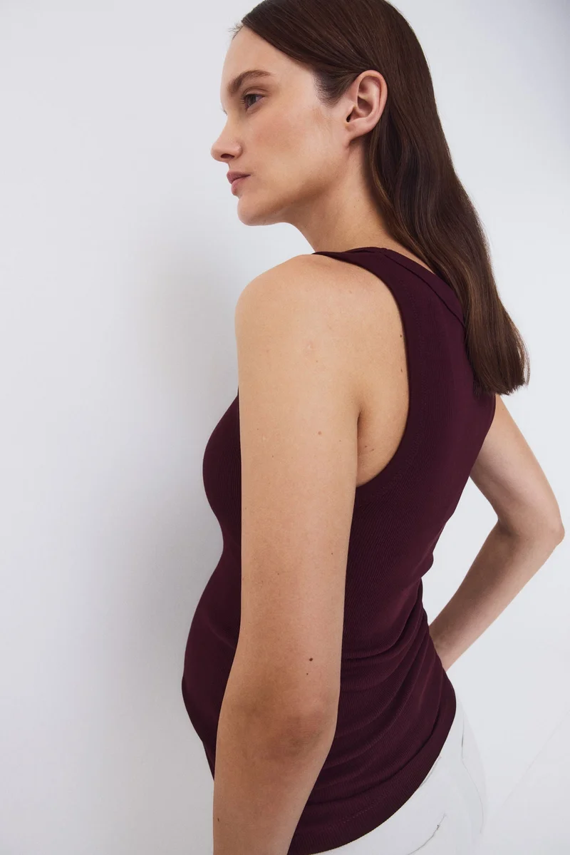H&M  MAMA Ribbed vest top for Women | Best Price UAE