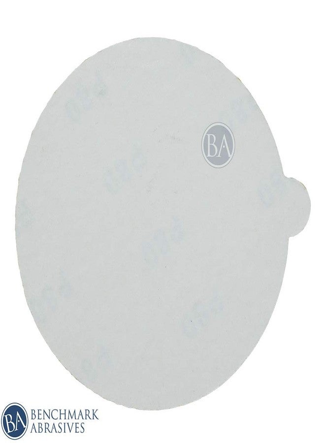 Benchmark Abrasives 5" PSA Gold Adhesive DA Sanding Discs Aluminum Oxide Grains Designed for Surface Blending Edge Sanding General Stock Removal Orbital Sanders (50 Pack) - 220 Grit - Image 3