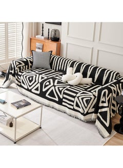 FASHION HOME Double Sided Chenille Sofa Cover Throw Blanket  - Image 2