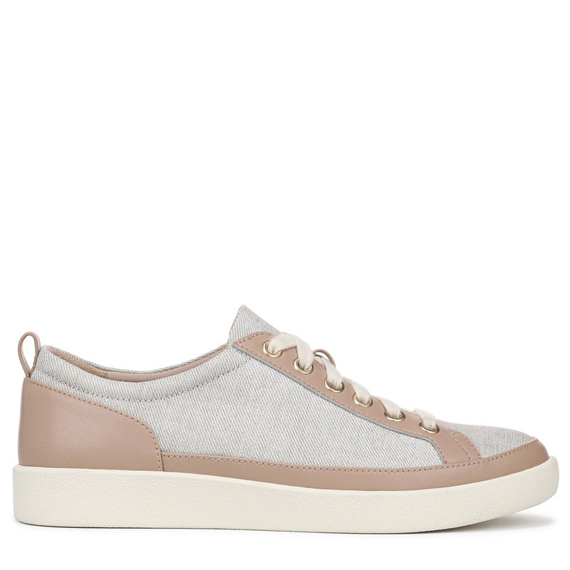 Vionic Women's Winny Sneaker Natural/Gold Denim Canvas 5 M - Image 3