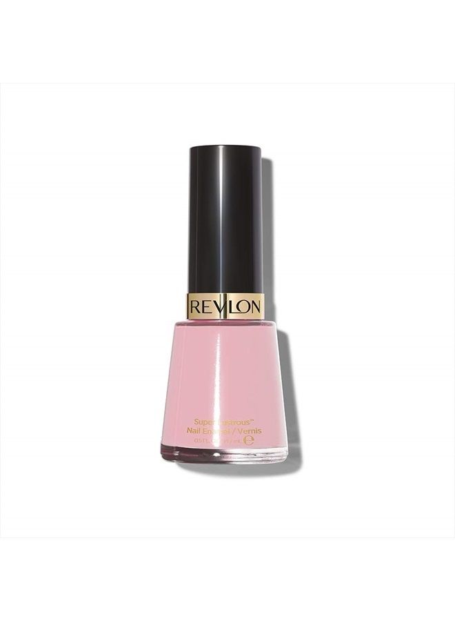 Revlon Nail Enamel, Chip Resistant Nail Polish, Glossy Shine Finish, in Pink, 145 Coy, 0.5 oz - Image 1