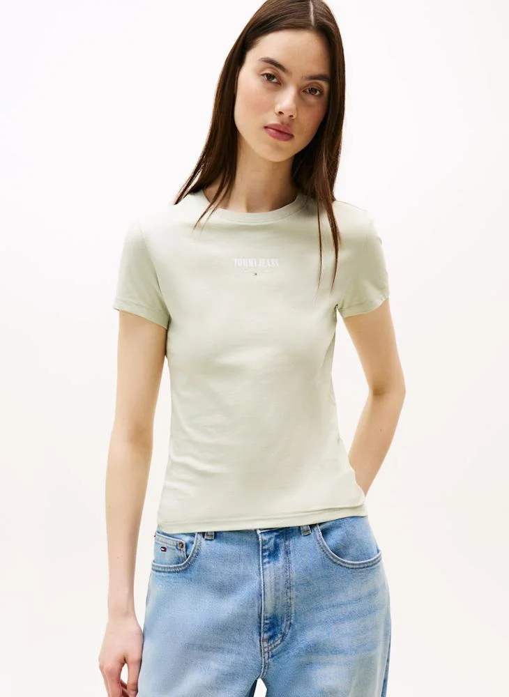 تومي جينز Logo Crew Neck T-Shirt