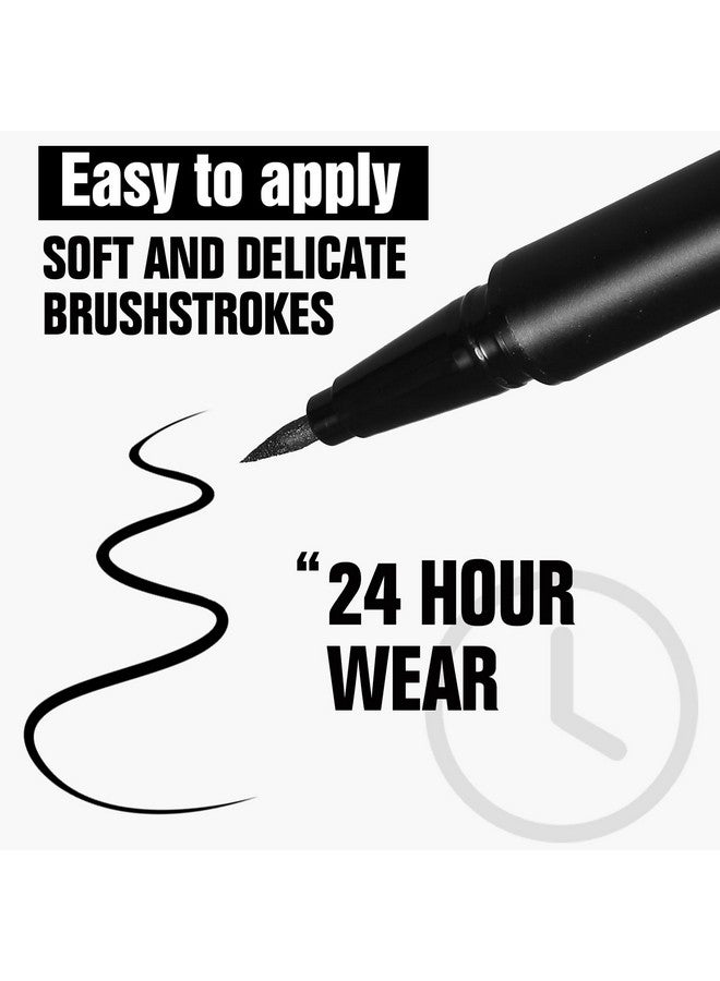 DekRion Liquid Eyeliner Pen, Waterproof Eyeliner Long-Lasting Eyeliner, Metallic-Eyeliner Easy To Use, White Black Red Brown Purple Colorful Eyeliner (Silver) - Image 4