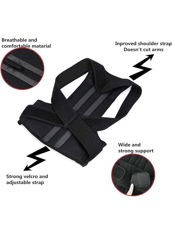Adjustable Posture Corrector Support Brace for Women & Men, Medical Device to Improve Spine Alignment, Hunchback, and Relieve Back Pain, Sizes S-XXL - Image 3