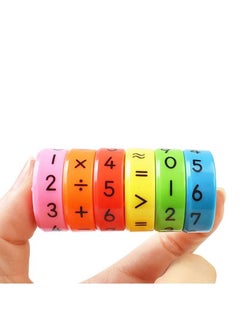 Generic Arithmetic Cylindrical Toy, Wooden Cubes Digital Cognition Kid Teaching Aids Math Educational Learning Toys,Intelligence Brain Developing Cube  - Image 2
