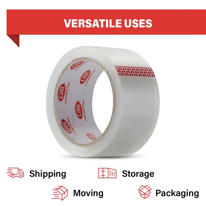 Simply Cool Packing Tape 36 Rolls, Clear Heavy Duty Packaging Tape for Shipping, Moving Boxes, Sealing, Mailing & Storage â€“ Strong 1.88â€ Wide x 60 Yards Per Refill Roll, 2160 Yards Total - Image 5