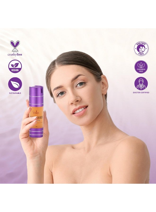 شيرا (30 مل) مصل Nutriburst Illuminator Booster لتصحيح تغير اللون مع مركب الكركم عامل حماية من الشمس يعزز توهج البشرة ومصل مرطب، مضادات الأكسدة والببتيدات تمنع فرط التصبغ. - Image 4