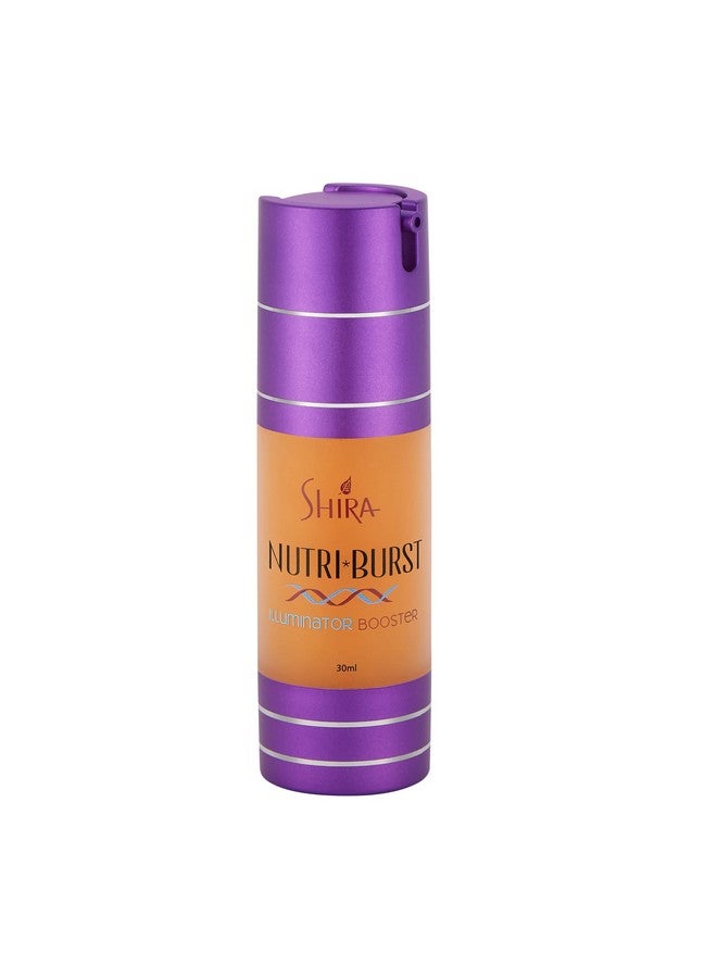 شيرا (30 مل) مصل Nutriburst Illuminator Booster لتصحيح تغير اللون مع مركب الكركم عامل حماية من الشمس يعزز توهج البشرة ومصل مرطب، مضادات الأكسدة والببتيدات تمنع فرط التصبغ. - Image 1