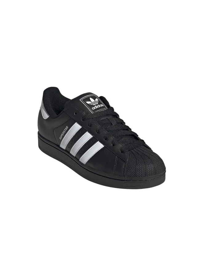 adidas أديداس سوبر ستار II أسود كاجوال للرجال والنساء 18