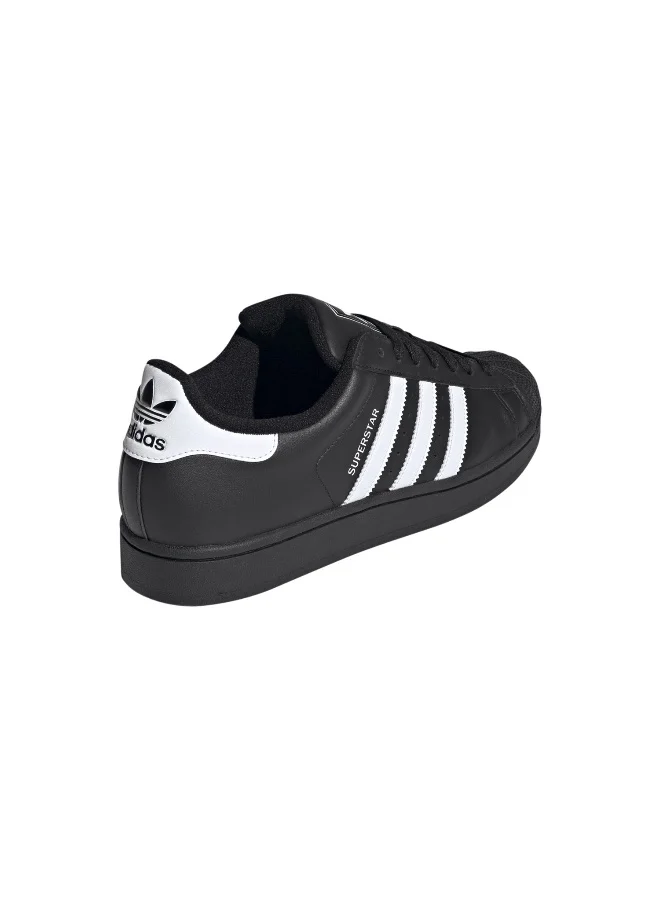 اديداس Adidas SUPERSTAR II Black CASUAL Trainers FOR MEN & WOMEN 18