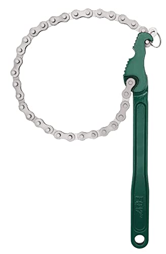 Jeemiter Heavy Duty Ratcheting Chain Wrench 12 Inches Automotive Oil Fuel Filter Chain Wrench fits 15 to 6 Diameter Pliers Adjustable Removal Remover Tool - Image 1