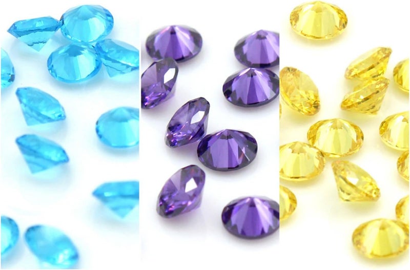 Beffy 96Pcs 5mm Crystal Birthstones for Floating Charms Living Memory Lockets DIY Pendant Necklace - Image 4