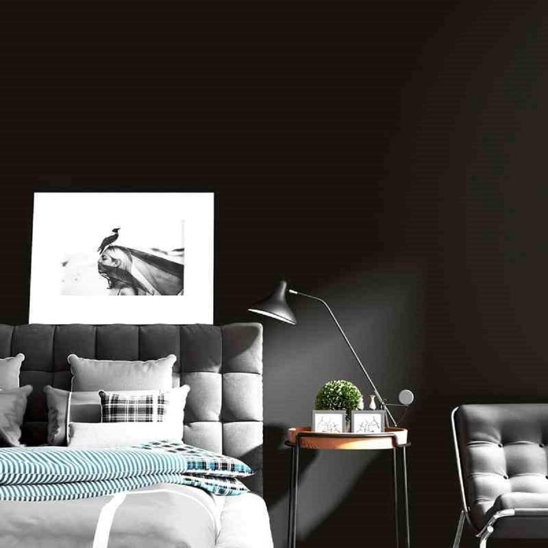 practicalws 15.7" x393.7" Black Wallpaper Self Adhesive and Removable Peel and Stick Vinyl Film Stick Paper Easy to Apply Wall Coverings Shelf Home Decorative Liner Table and Door Reform - Image 5