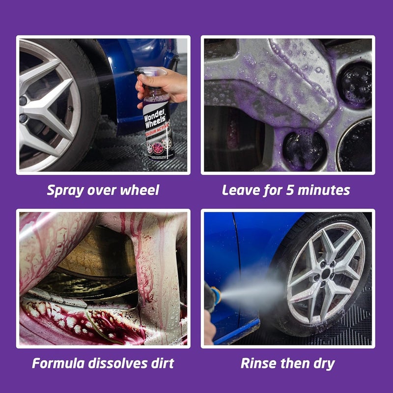 Wonder Wheels Colour Active Super Wheel Cleaner, 21 Fl Oz - Image 2