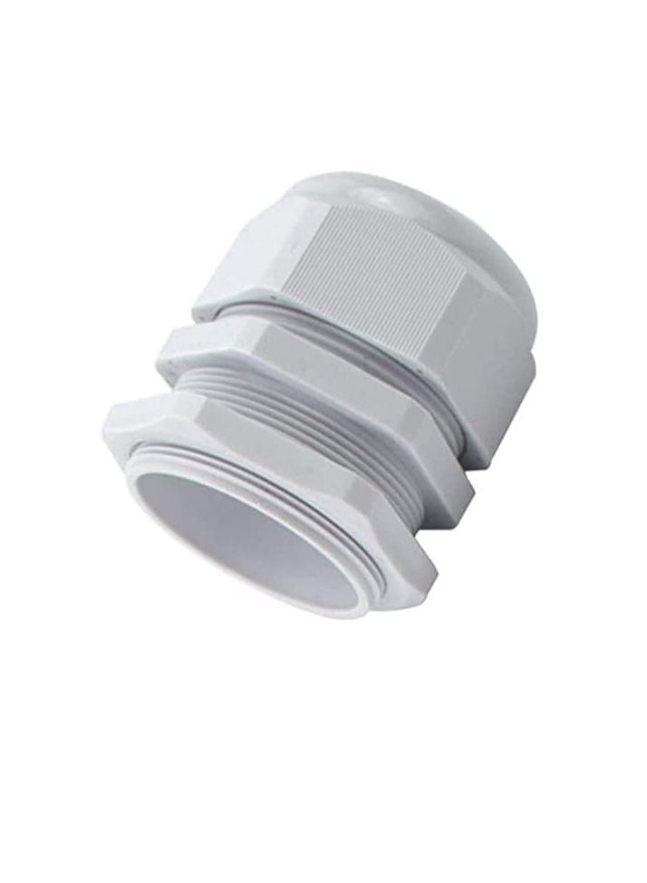 Armoured Cable Gland Kit for Outdoor Sockets and Junction Boxes & Industrial Use with Lock Nut PVC Shroud and Earth Tag (32S, A2) - Image 1